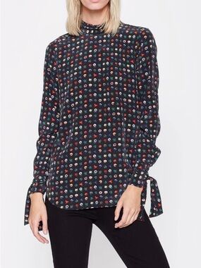 Equipment Femme | Aurora silk floral blouse